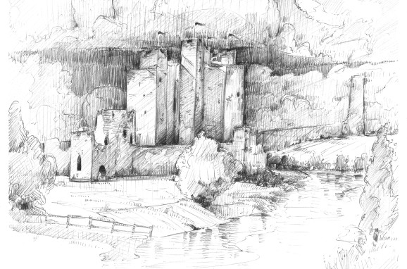 10. Trim Castle Stephen Donnelly 2023 Pen ink