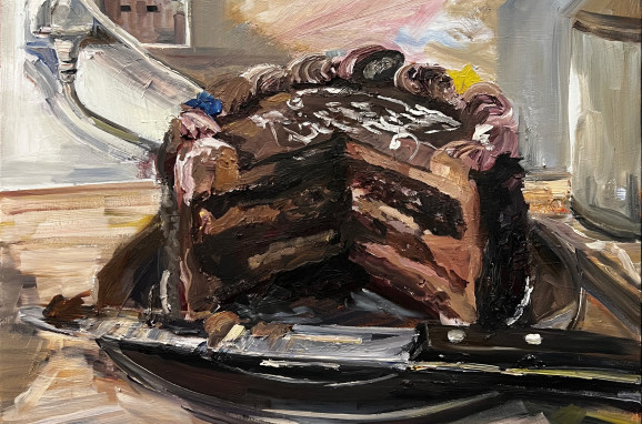 19. Cake at RCB Eileen OSullivan 2022 Oil on canvas
