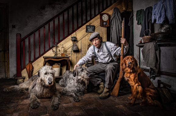 40. Wolfhound Master John Sheridan 2021 photography 45x59