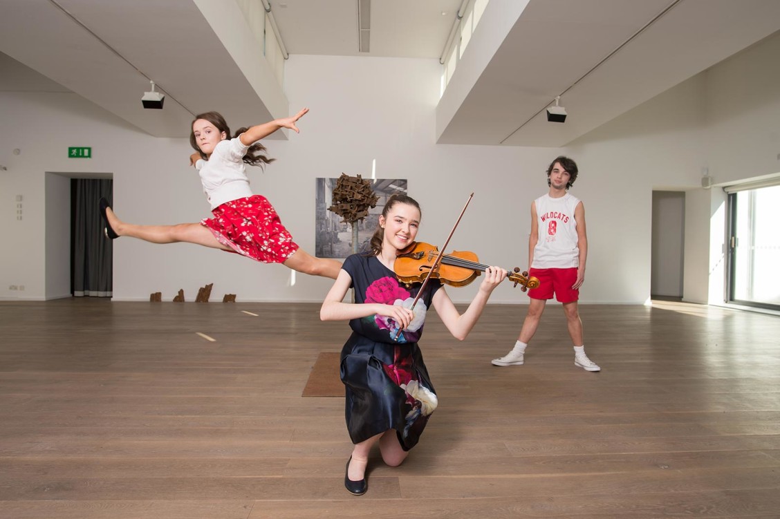 Abigail Varley Maguire, Julieanne Forrest and Colm Flood pictured at the launch of a new Two-Year Creative Investment by eCOMM Merchant Solutions in Solstice Arts Centre, Navan