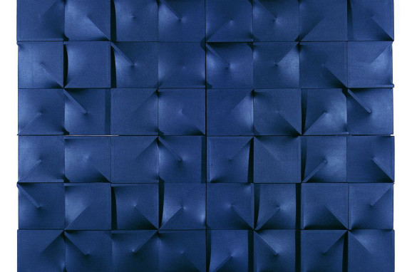 Roy Johnston, Sixteen Rotated Forms (i) (ii) (iii) (iv), 1975. acrylic on cotton duck, 202.4x202.4cm
